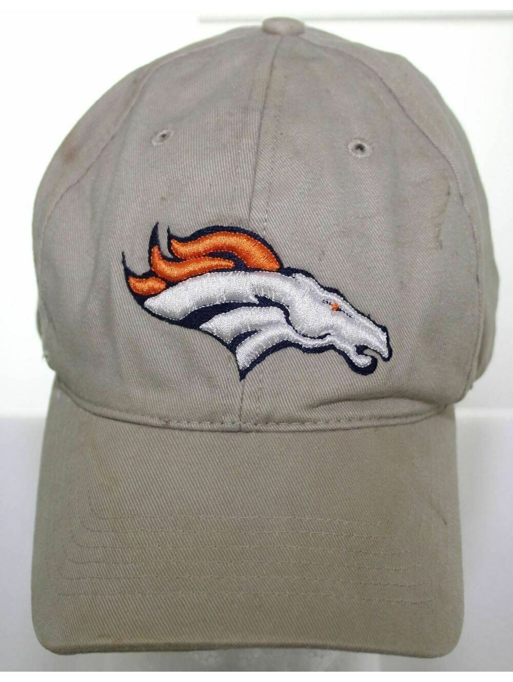 Denver Broncos Richardson NFL Football Hat - Beige Strapback Cap Adult One Size